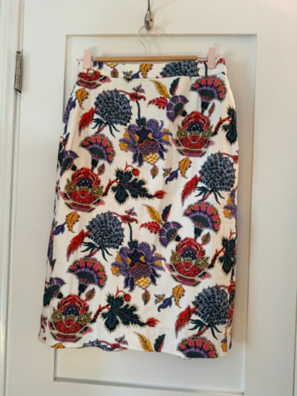 J.Crew Reimagined Paisley Floral Trumpet Midi Skirt Size 4 NWT